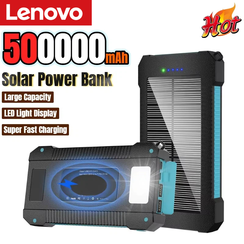 Solar Emergency Charger - Banco de Energía Solar Lenovo de