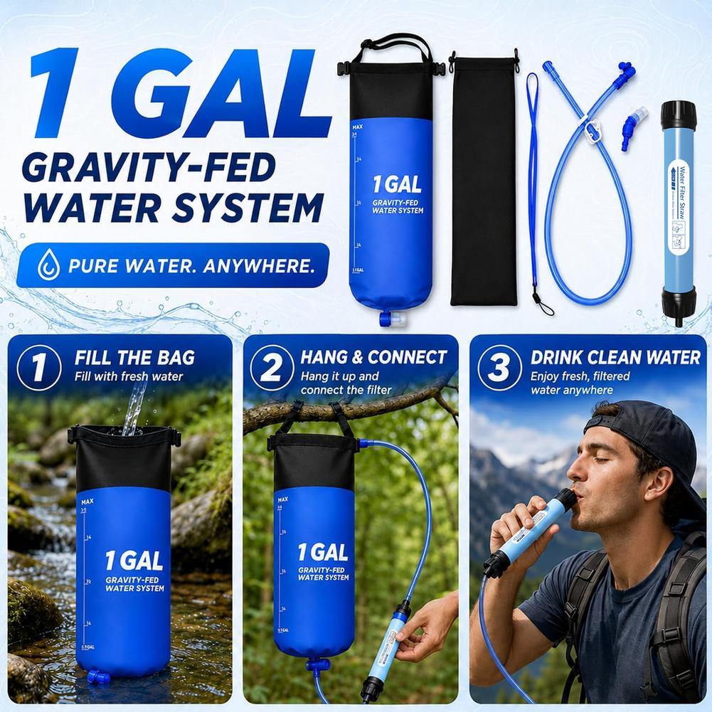 Bivy Bag Emergency - Kit de filtro de agua por